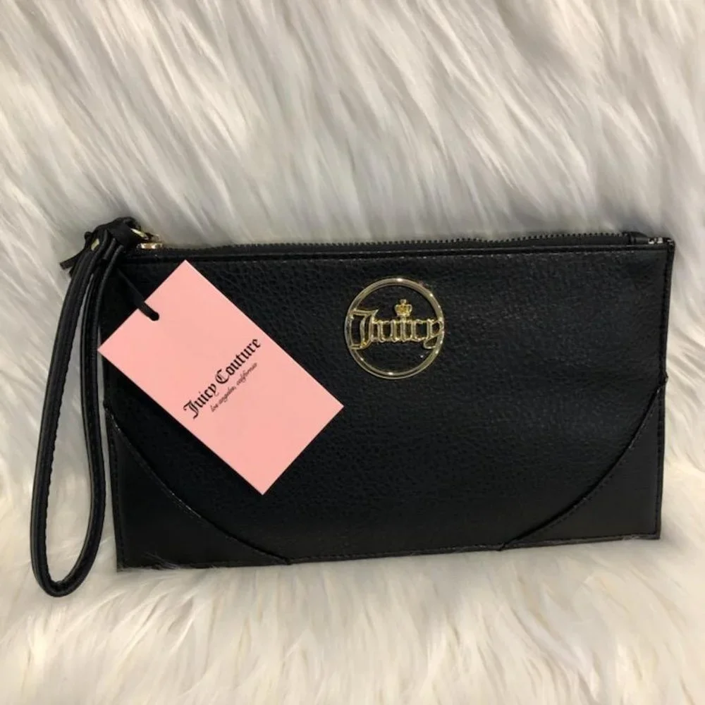 Juicy Couture Black Wristlet